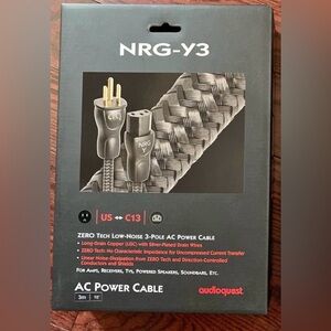 AudioQuest NRG-Y3 AC Power Cable 3m
